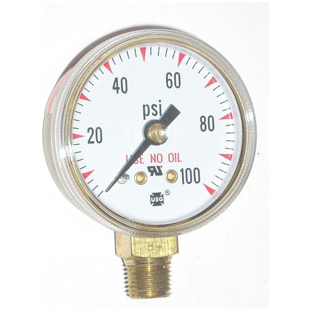 1 1/2 x 100 Oxygen Gauge