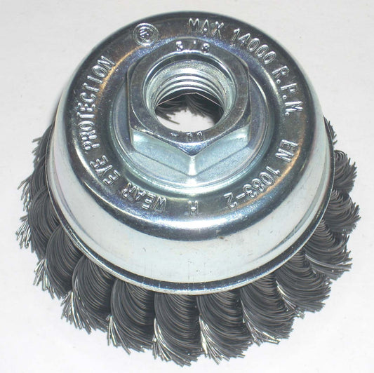 2 3/4 x 5/8-11 Knot Wire Cup Brush