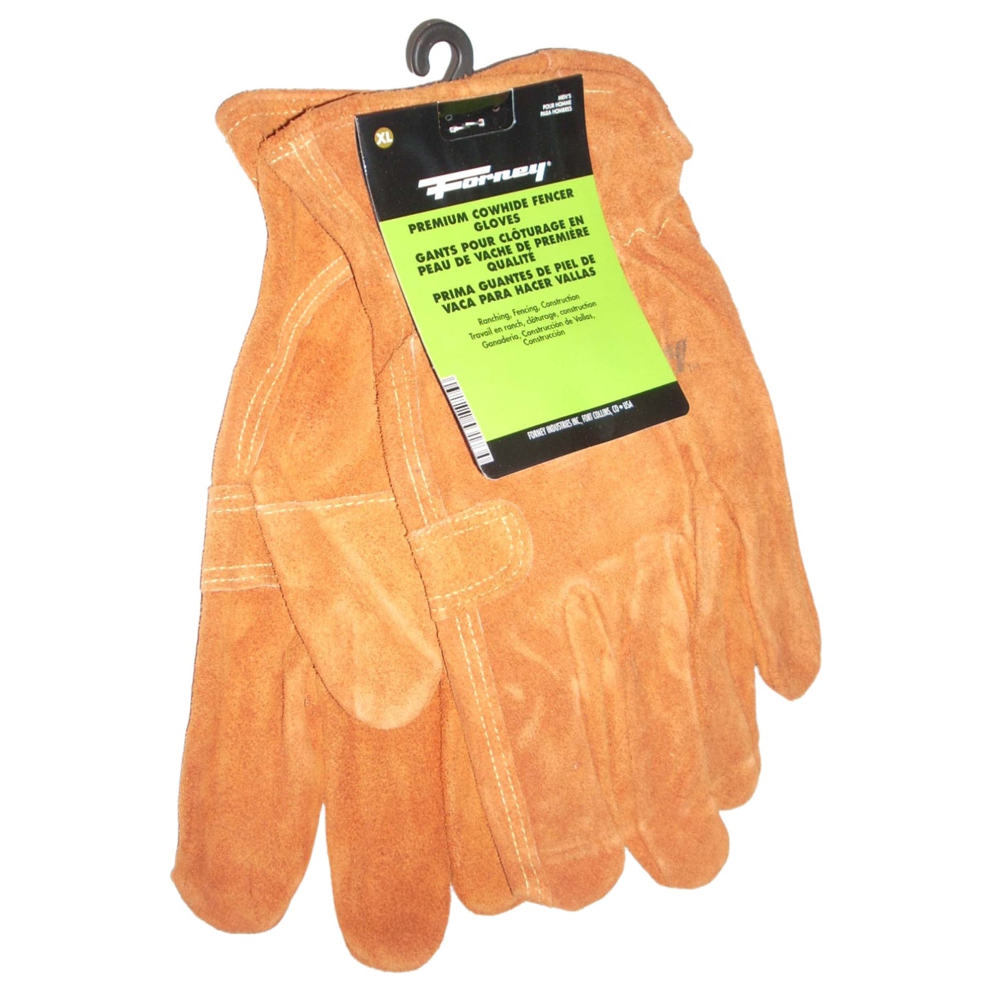 Forney Premium Cowhide Leather Fencer Work Gloves XL