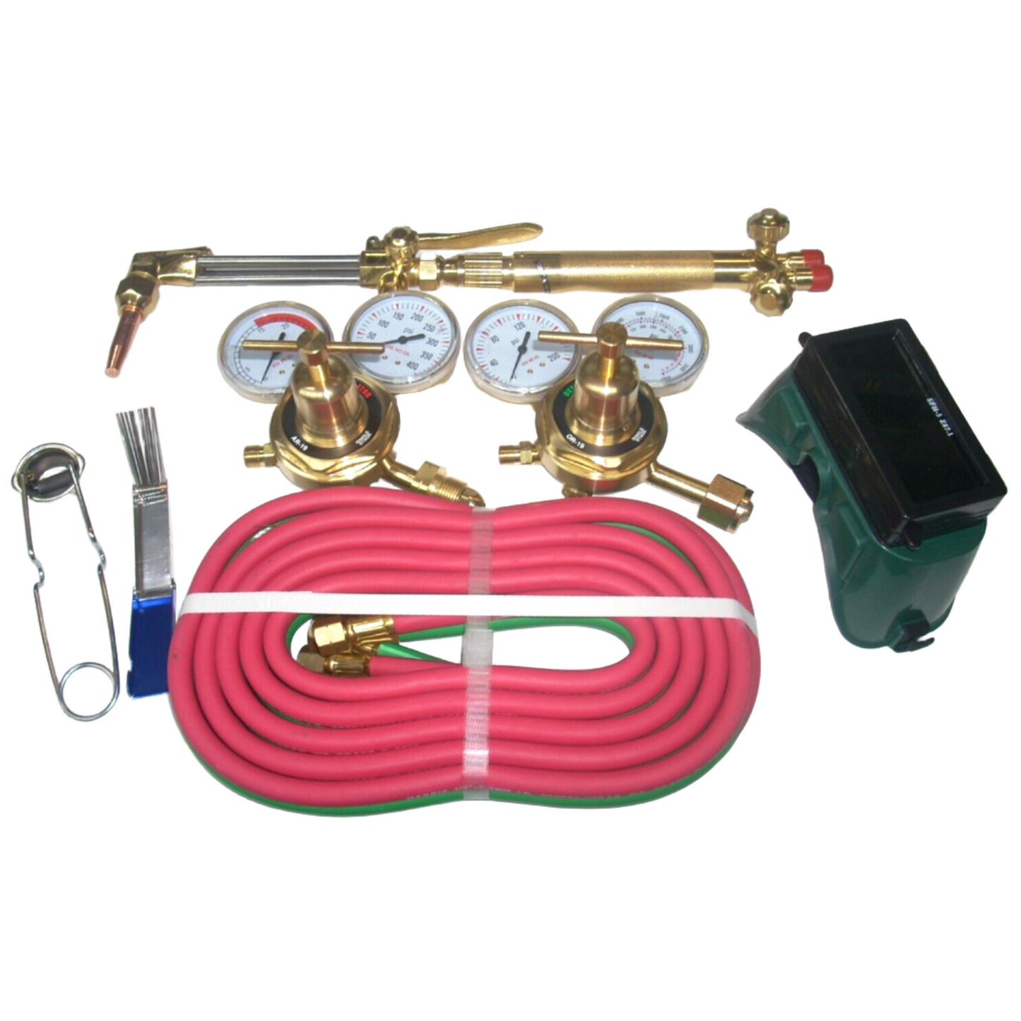 Acetylene Cutting Torch Outfit Fits Harris 18 in Torch Regulators Hose Deluxe