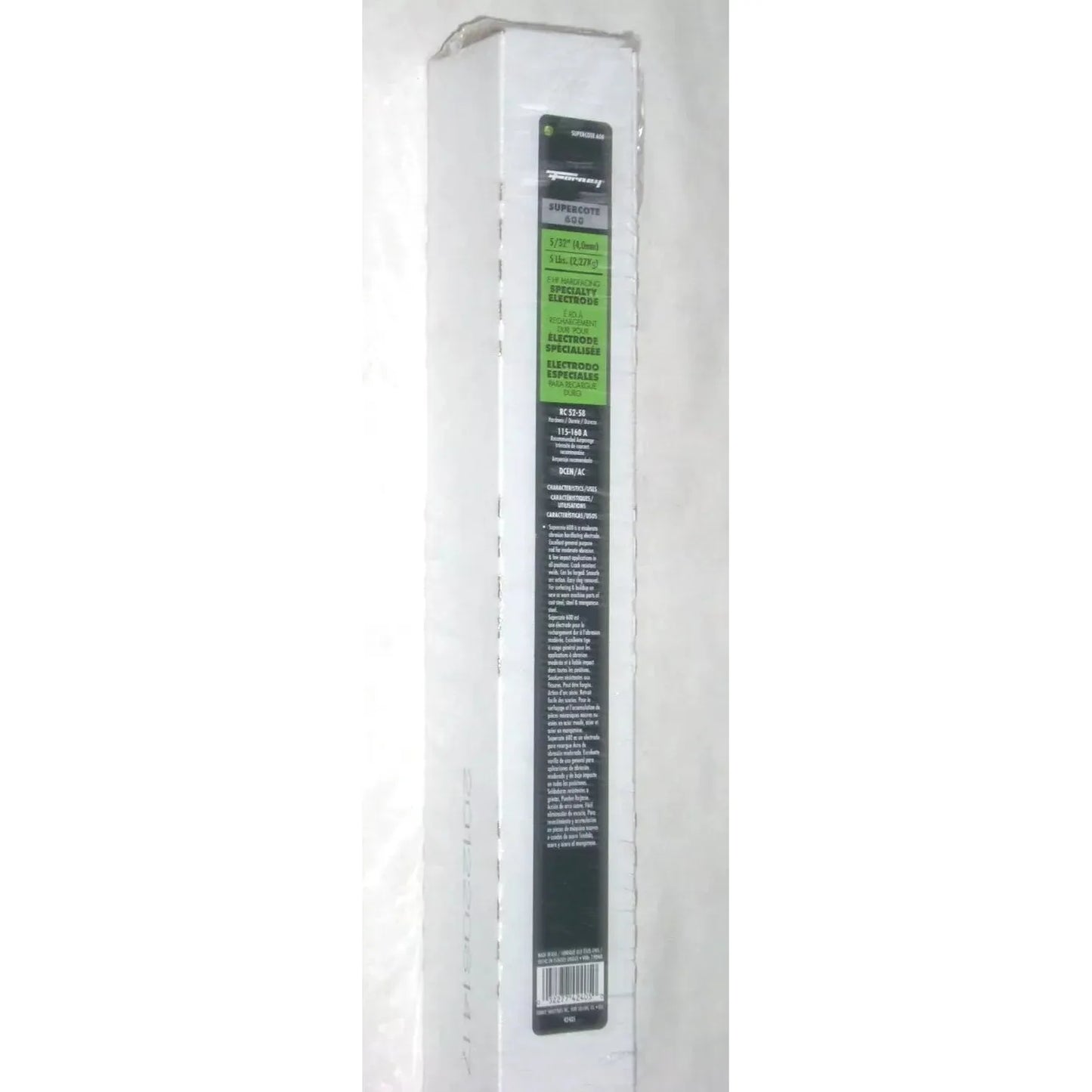 Forney Supercote 600 Hardfacing Electrodes 5/32 Dia Arc Rods 5 lb