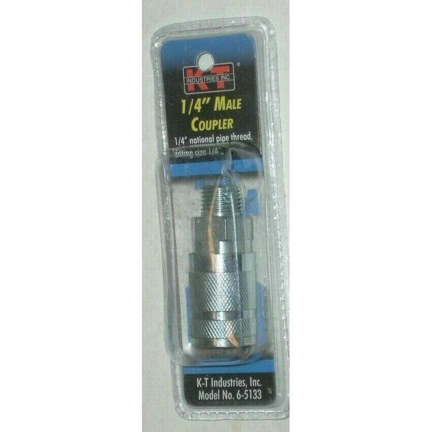 KT Industries 6-5133 fits ARO 1/4" Male Coupler 1/4 NPT to 1/4 Air Fitting