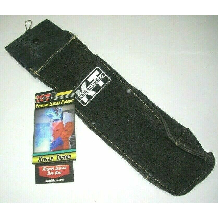 KT Industries 4-5150 Leather Welding Rod Storage Pouch 5 lb Cap Reinforce Bottom