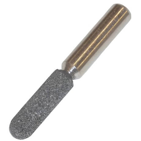 1/4 x 3/4 x 1/4 Coarse Rounded Grinding Stone - ATL Welding Supply