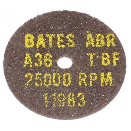 Bates 3 x 1/8 x 3/8 Cut Off Wheel USA 10pk - ATL Welding Supply