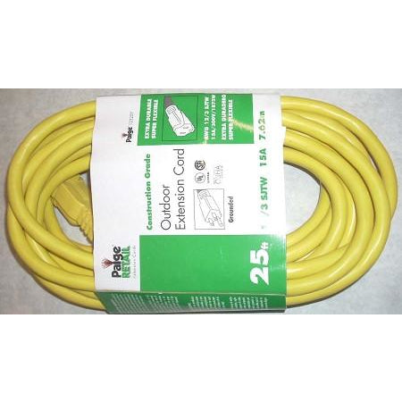 Extension Cord, 15A, 12/3, 25
