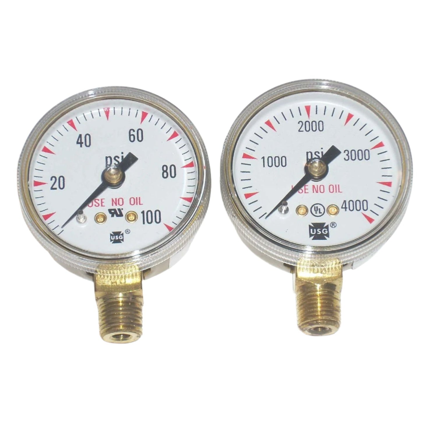 Oxygen Regulator Gauge Set 1 1/2"