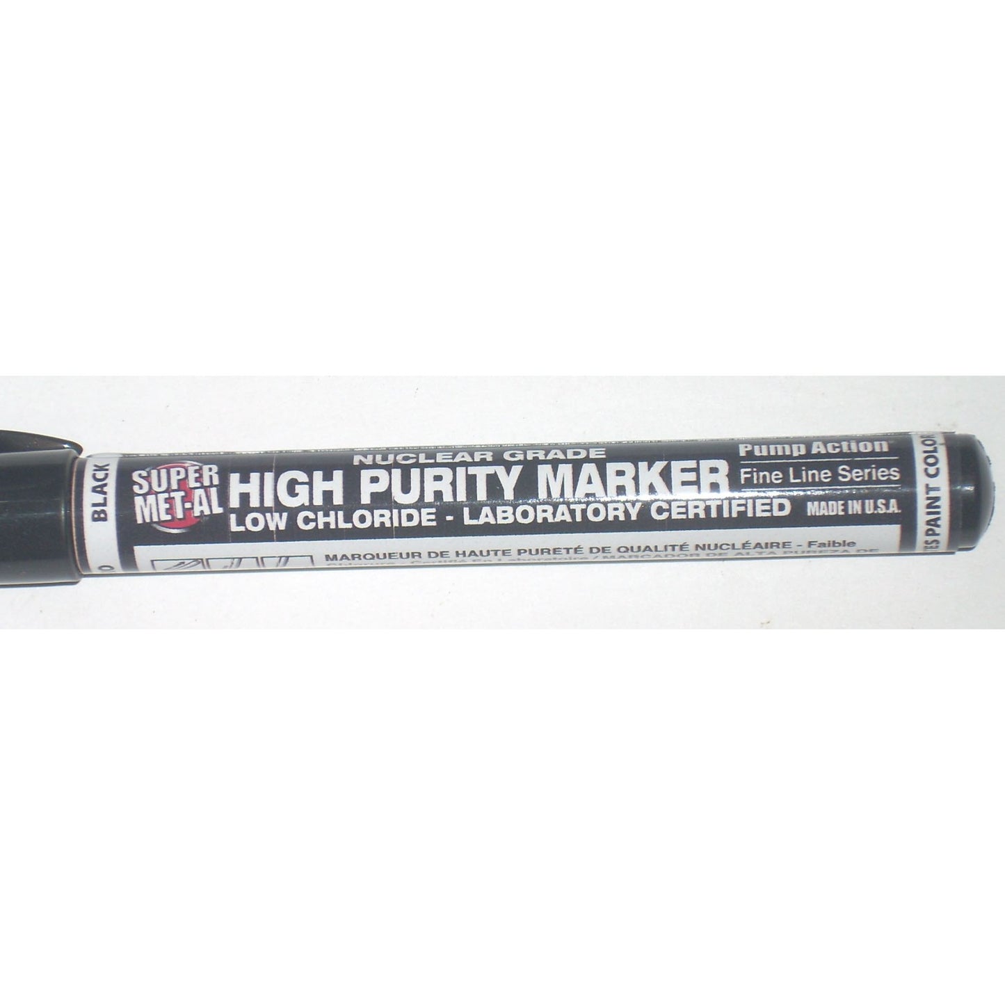 Super Met-al 33404 Black High Purity Fine Line Paint Marker