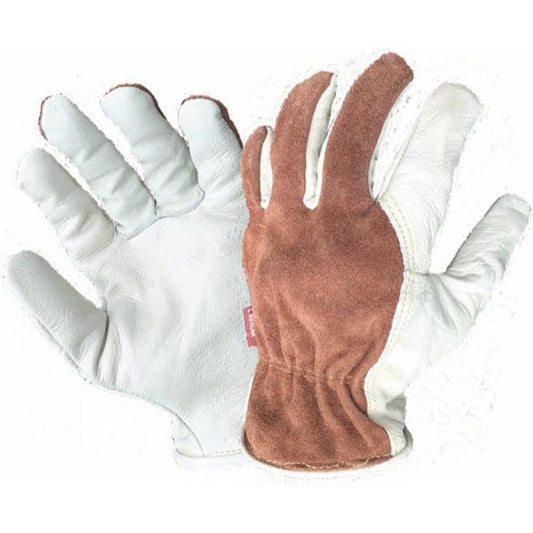 Cowhide Leather Driver Glove Split Leather Back