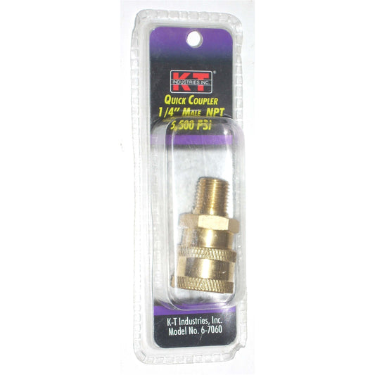 KT Industries 6-7060 Quick Coupler Brass 1/4 in NPT
