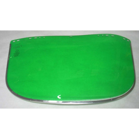 SEI Light Green Face Shield 9 x 15 Bound (Loose at Bottom)