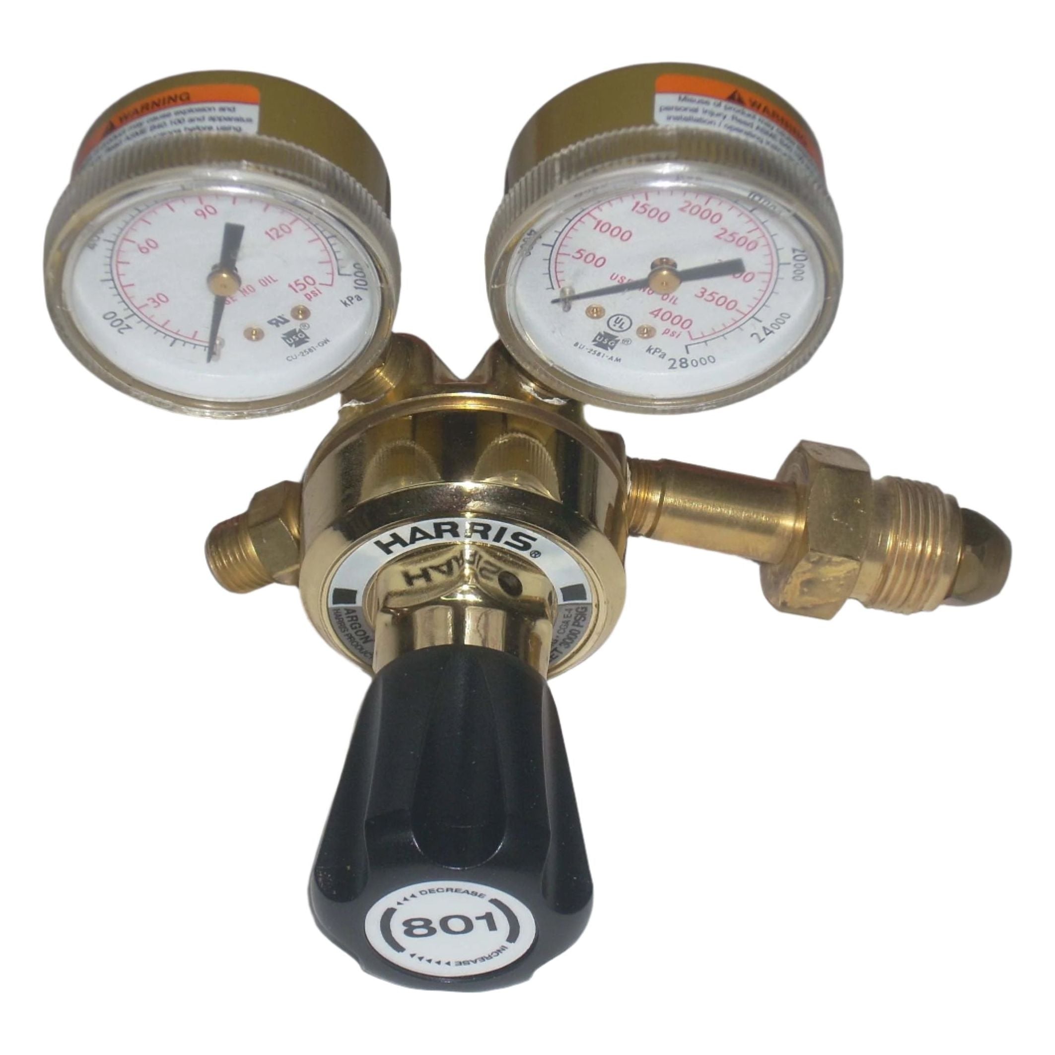 Harris 801 145 580 Argon Regulator Mig Tig Welding CGA 580 ATL Welding Supply