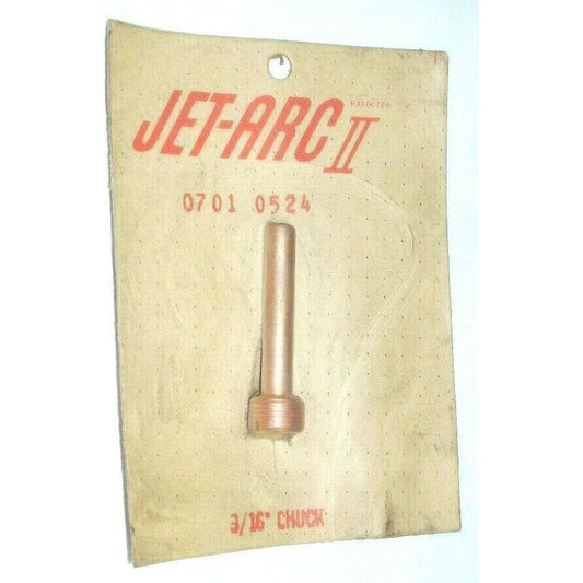 Jet Arc II 0701 0524 Hollow Copper Threaded Tip 3/16" Chuck