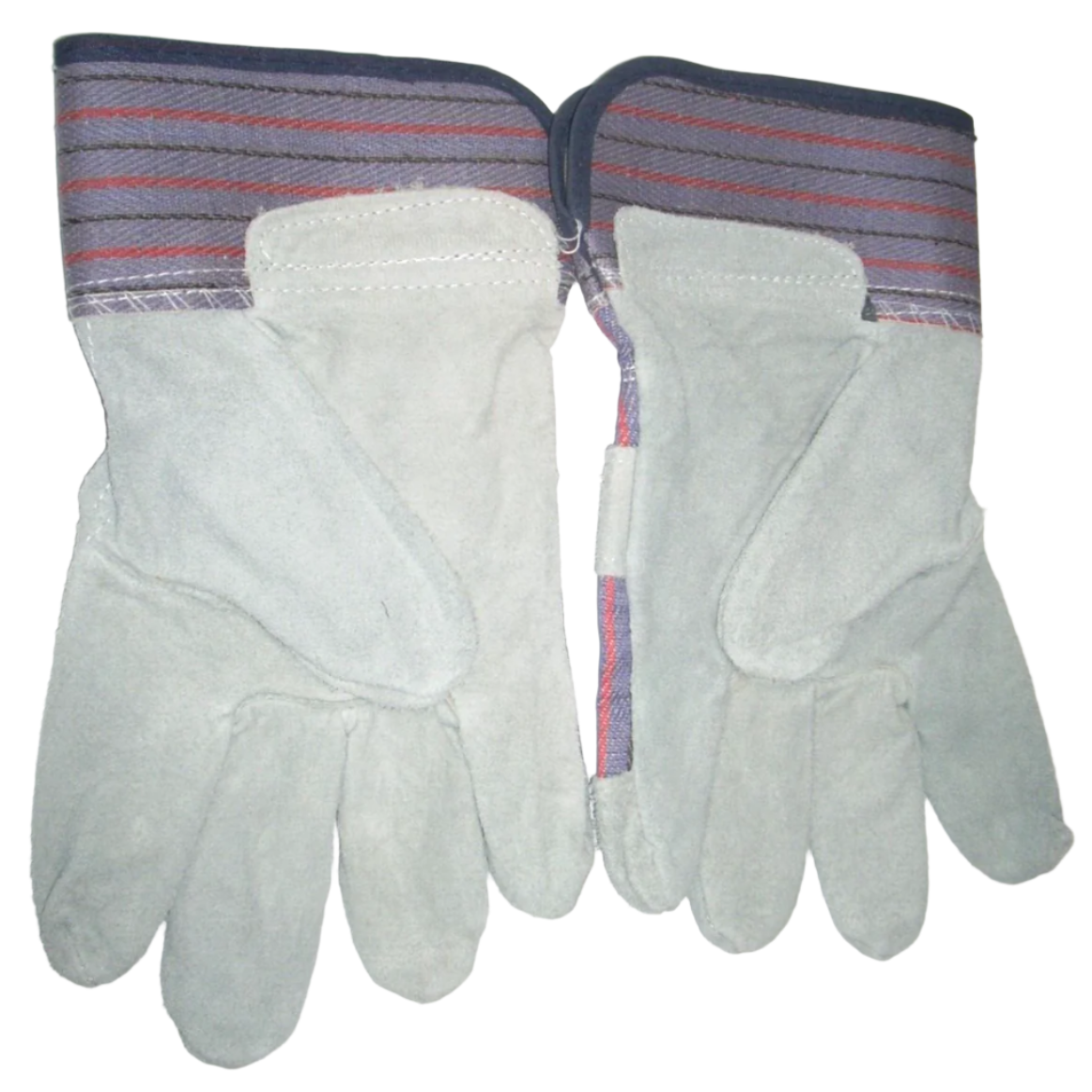 Leather Palm Work Gloves Canvas Back Large