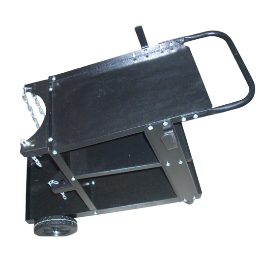 Deluxe Steel V3 Mig Welding Cart for Mig Tig Plasma Machine Fits Welder & Tank