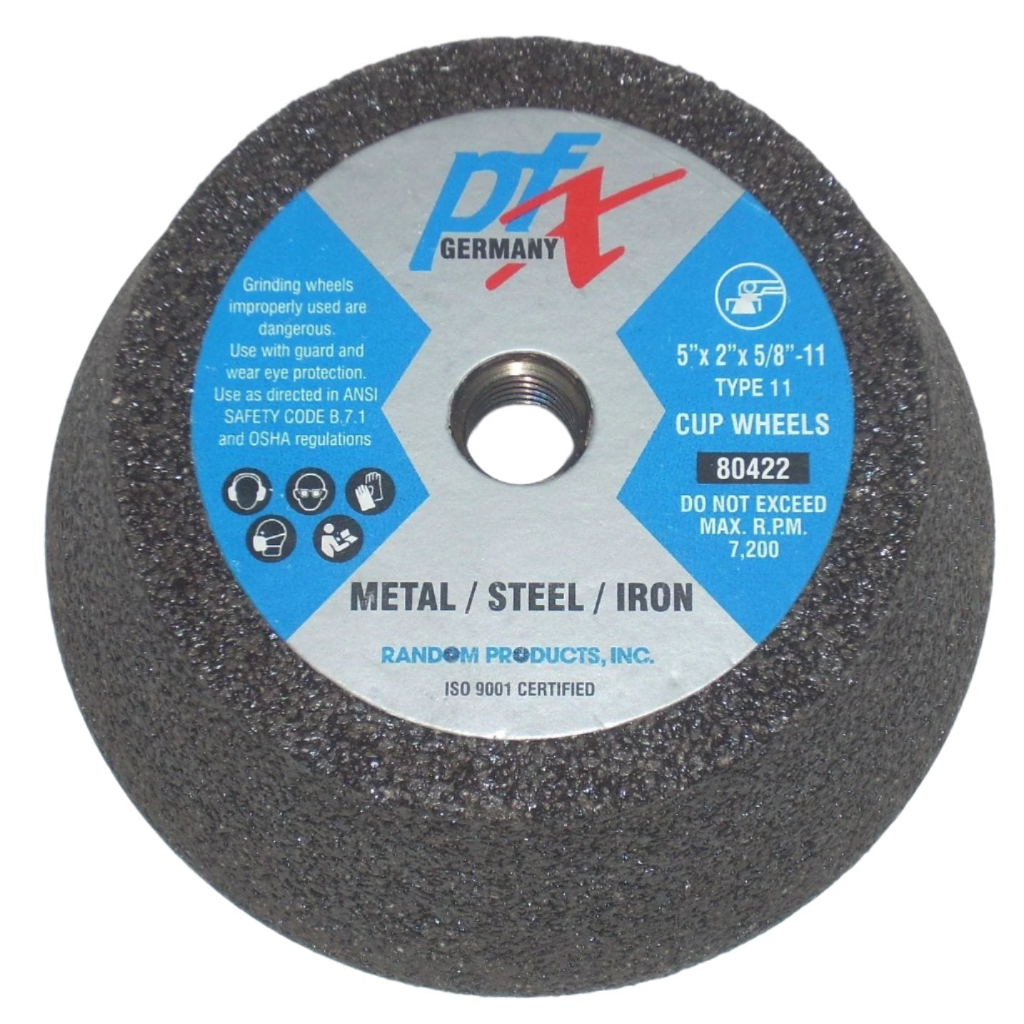 Premium Flex 5 x 2 x 5/8-11 Flared Cup Wheel Type 11