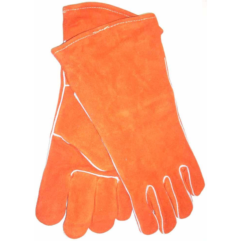 Rust Leather Welding Gloves