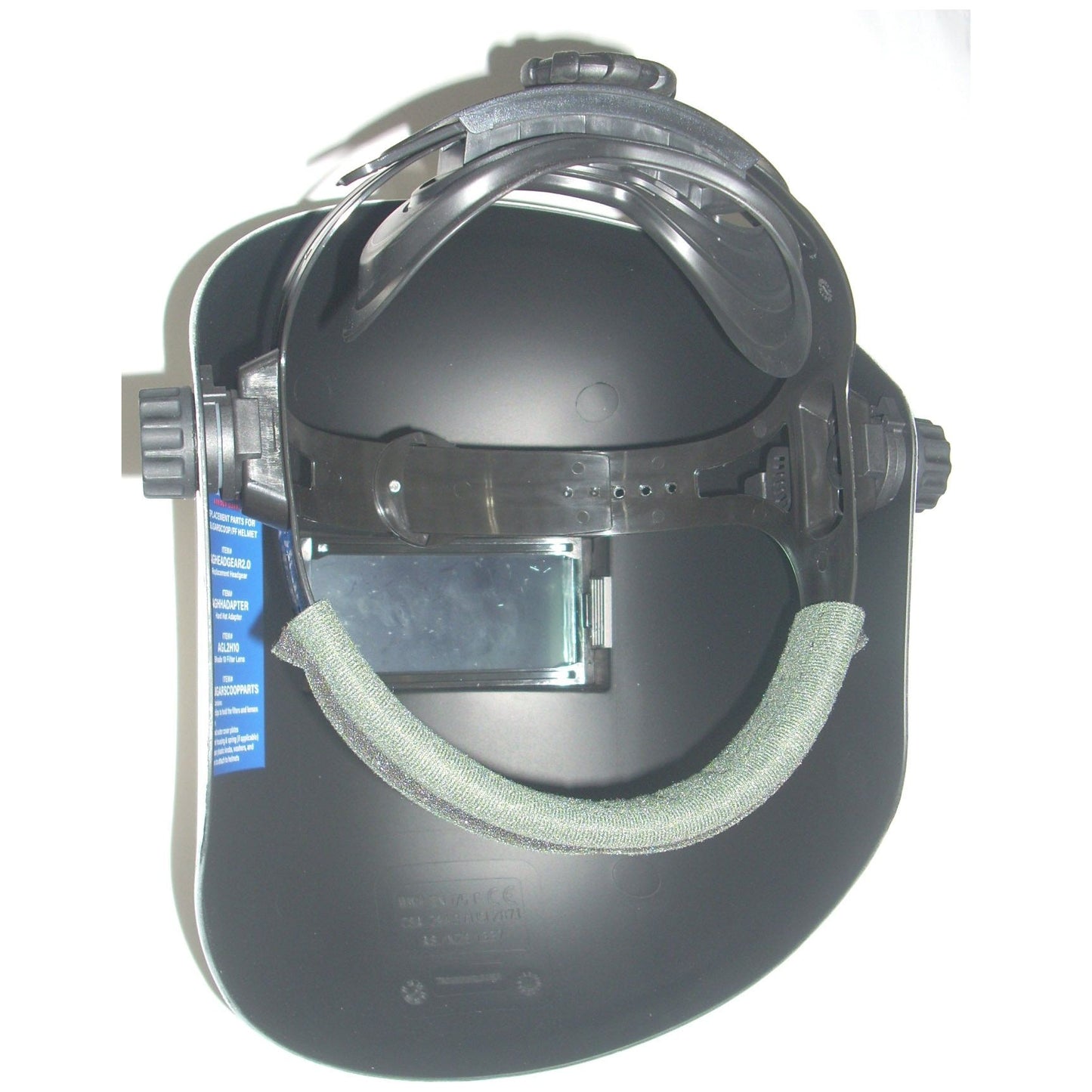 Sugar Scoop Pipeliner Welding Helmet 2 x 4 1/4 Fixed Front Shade 10