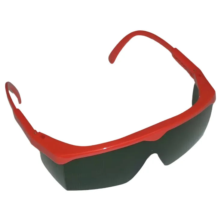 Victor Firepower Dark Safety Glasses Red Frame