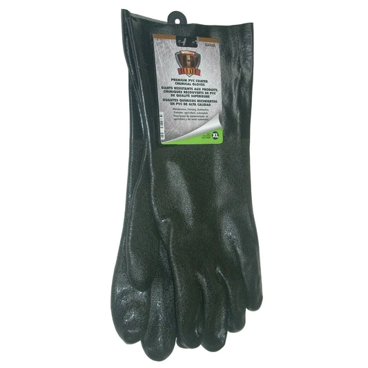 Forney 53355 Premium PVC Coated Chemical Gloves Long Men's XL