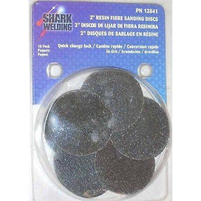 10 Quick Change Metal Sanding Discs 2" 36 Grit - ATL Welding Supply