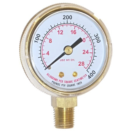 2 inch Fuel High Pressure Gauge - ATL Welding Supply