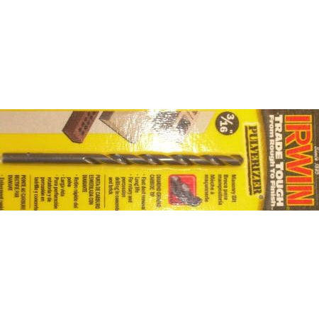 Irwin Pulveriser 3/16 Masonry Drill Bit - ATL Welding Supply