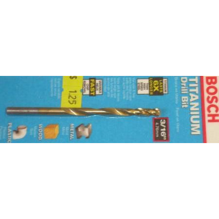 Bosch 3/16 Titanium Drill Bits - ATL Welding Supply