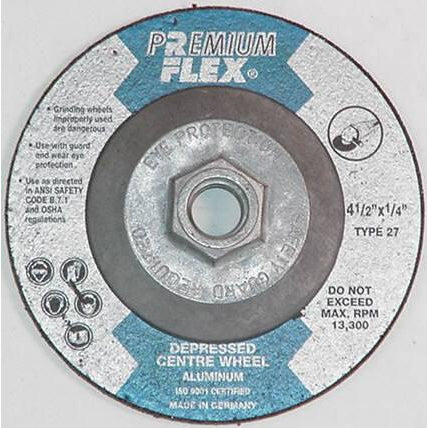 Premium Flex 4 1/2 x 1/4 x 5/8-11 Aluminum (10 box) - ATL Welding Supply