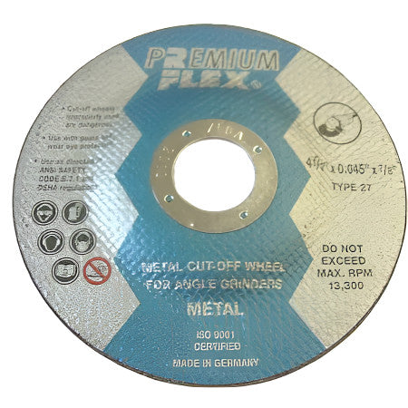 Premium Flex 4 1/2 x .045 x 7/8 Cut Off (25 box) - ATL Welding Supply