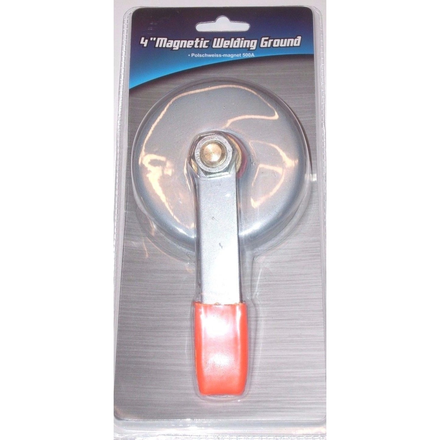 4" Magnetic Welding Ground Clamp w Lift Handle 500A Capacity 1/2" Stud Bolt - ATL Welding Supply