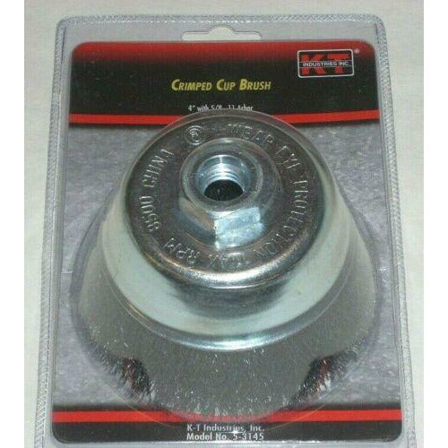 KT Industries 5-3145 4 x 5/8-11 Crimped Wire Cup Brush