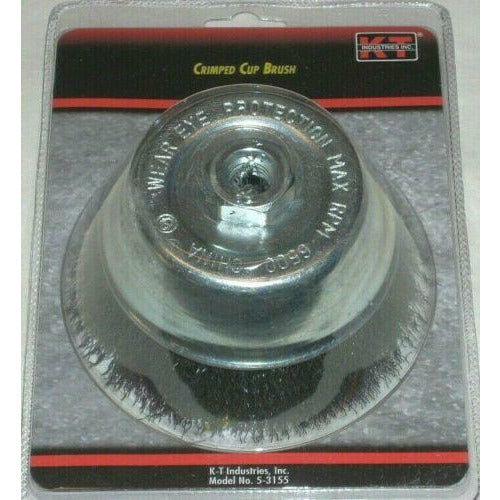 KT Industries 5-3155 5 x 5/8-11 Crimped Wire Cup Brush