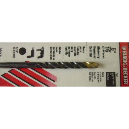 Black & Decker 5/16 Masonry Drill Bits - ATL Welding Supply