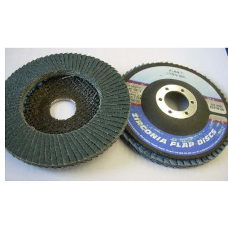 4 1/2 x 7/8 Zirconia Flap Wheels 60 Grit 10 PACK - ATL Welding Supply