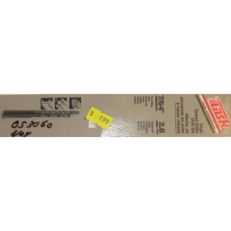 Task 2pc 7/64 High Speed Drill Bits - ATL Welding Supply