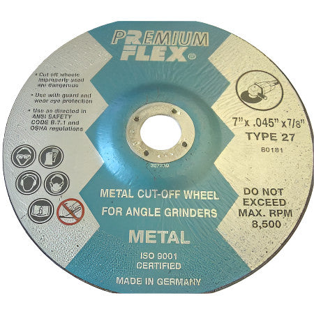 Premium Flex 7 x .045 x 7/8 Cut Off (25 box) - ATL Welding Supply