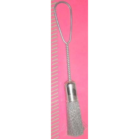 Crimped Metal Tube Cleaning Brush - ATL Welding Supply