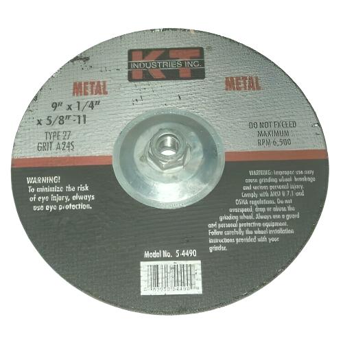 KT Industries 9 x 1/4 x 5/8-11 Grinding Wheels 10 pk