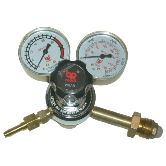 BR Tool WKAR Argon Regulator for Mig Welding Inert Gases Solid Brass CGA 580 - ATL Welding Supply