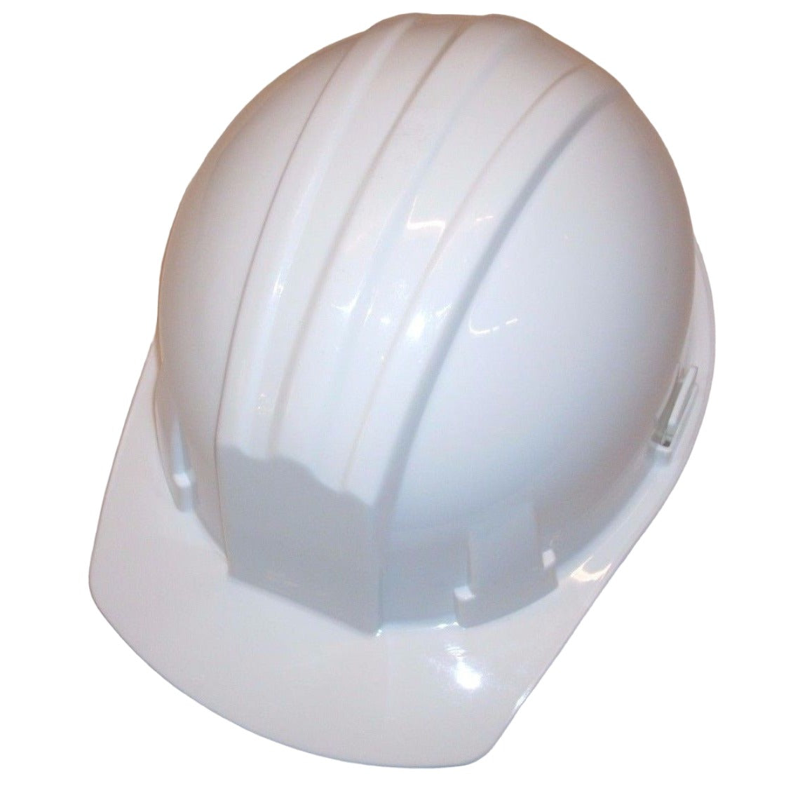 White Cap style Hard Hat 4 Point Suspension Adjustable Ratchet Headgear & Strap - ATL Welding Supply