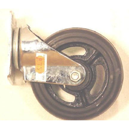 5" Black Swivel Caster - ATL Welding Supply