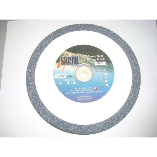 Shark 2023 Bench Grinding Wheel 7 x 3/4 x 1/2-1 inch Arbor 36g for Metal