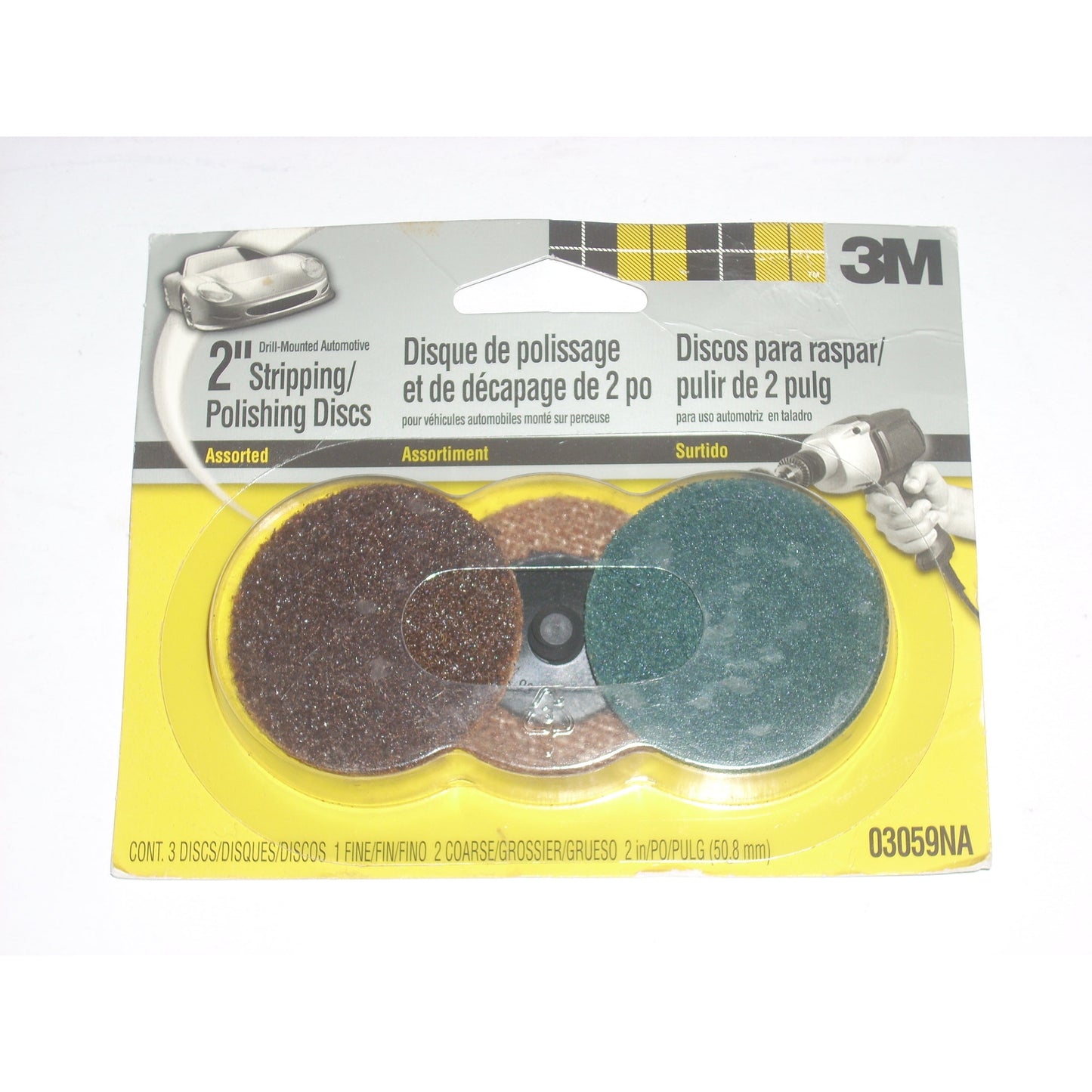 3M Products Stripping Polishing 2" Surface Conditioning Disc 3pk
