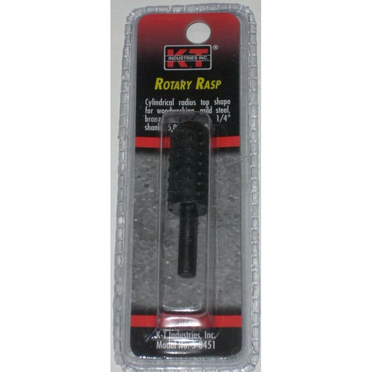 KT Industries 5-8451 Cylindrical Radius Rotary Rasp 1/4" Shank