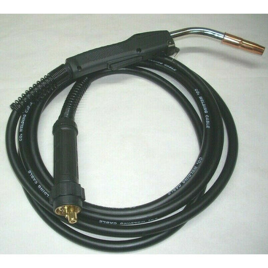 Mig Welding Gun 2-15E Torch 200 Amp 15' w Tweco #2 style Consumables fits Euro
