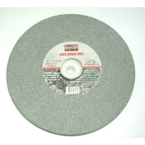 KT Industries 5-7308 Bench Grinding Wheel 8 x 1 x 1/2- 1 1/4" Arbor Coarse Grit