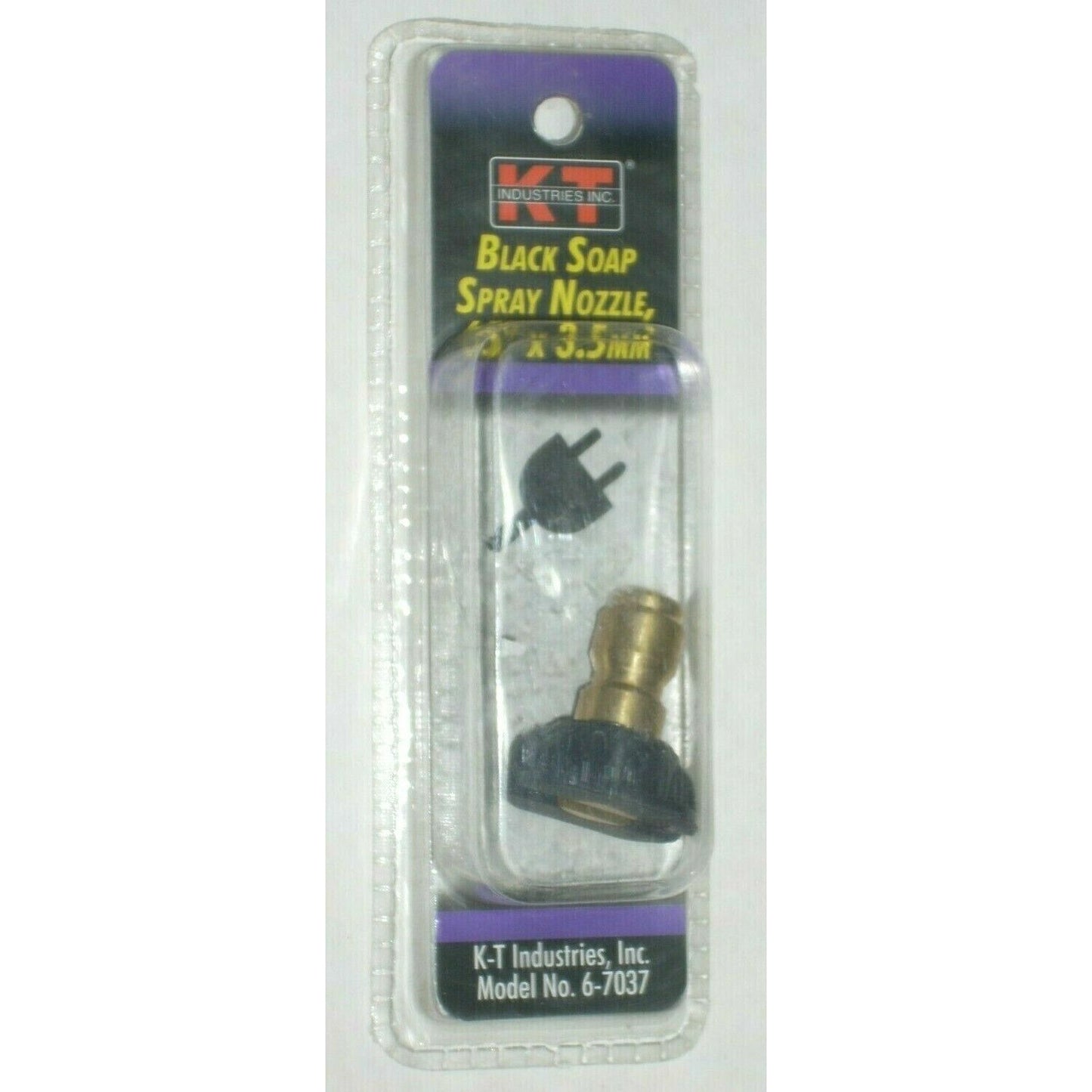 KT Industries 6-7037 Black Soap Nozzle for Pressure Washer 65 Deg x 3.5 mm