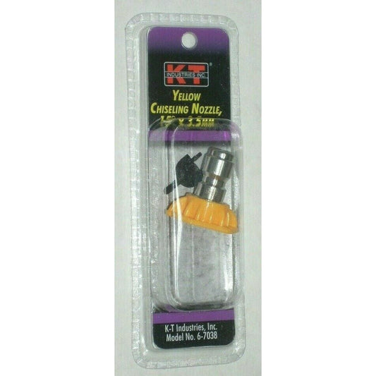 KT Industries 6-7038 Yellow Chiseling Nozzle 15 Deg x 3.5mm for Pressure Washer