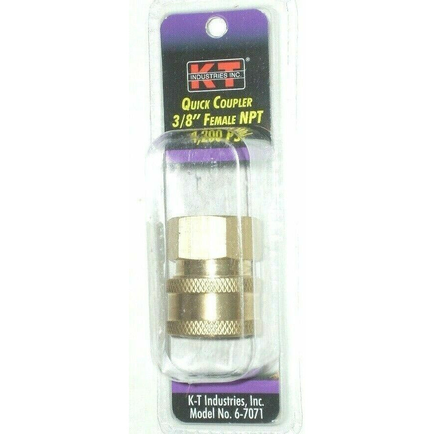 KT Industries 6-7071 Quick Coupler 3/8" Female NPT 4200 PSI for Pressure Washer